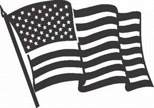 American Flag decal